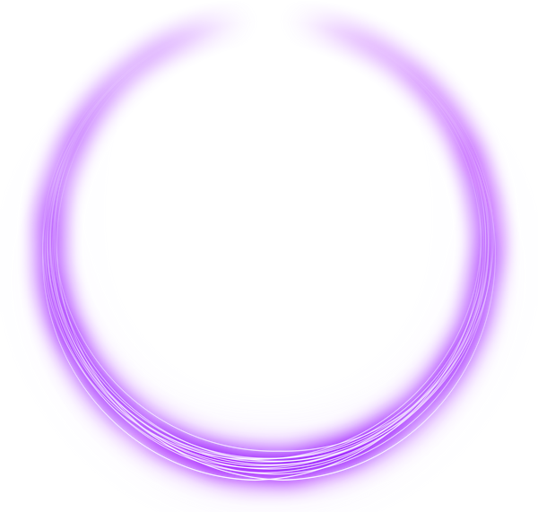 Glowing Purple Neon Circle
